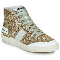 Schuhe Damen Sneaker High Meline NKC1369 Golden