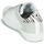 Schuhe Damen Sneaker Low Meline KUC256 Weiß / Silber / Zebrasteifen