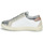 Schuhe Damen Sneaker Low Meline CAR139 Weiß / Glitzer