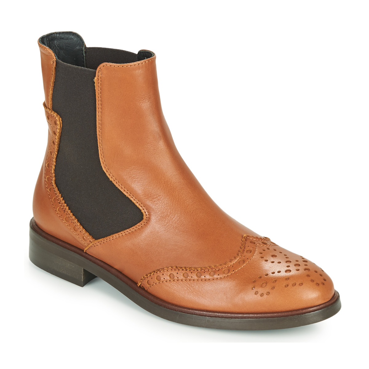 Schuhe Damen Boots Fericelli CRISTAL Kamel