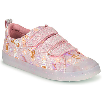 Chaussures Fille Baskets basses Clarks FOXING PRINT T 