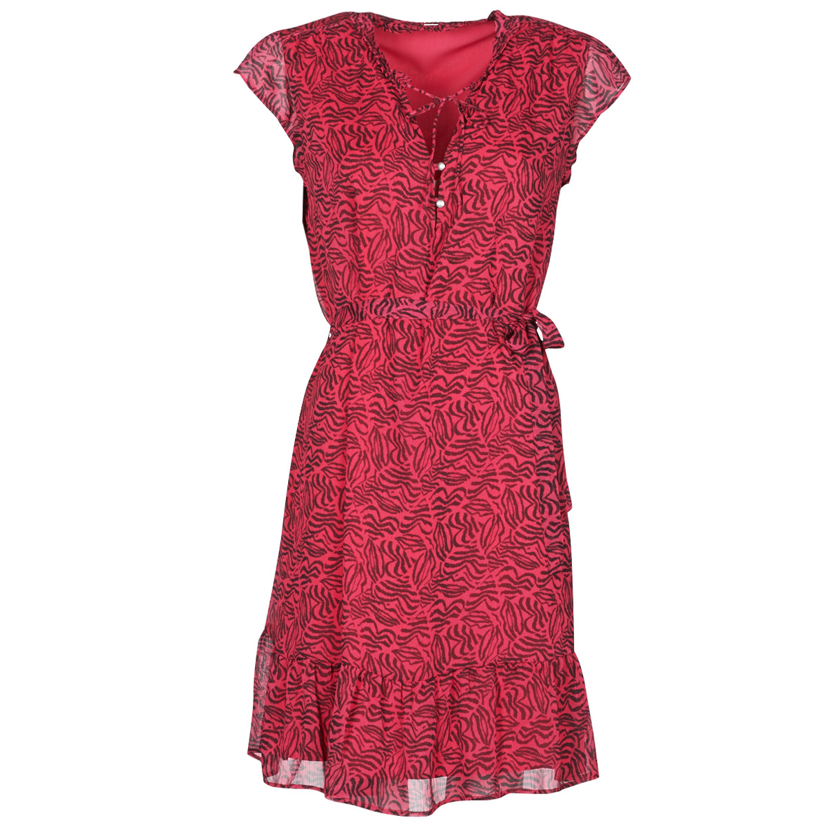 Kleidung Damen Kurze Kleider Ikks BS30355-38 Rot