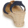 Schuhe Damen Leinen-Pantoletten mit gefloch Casual Attitude IPOP Marineblau
