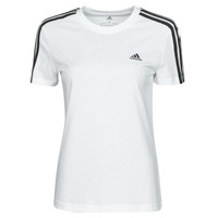 Kleidung Damen T-Shirts adidas Performance W 3S T Weiß