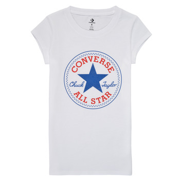 Vêtements Fille T-shirts manches courtes Converse TIMELESS CHUCK PATCH TEE 