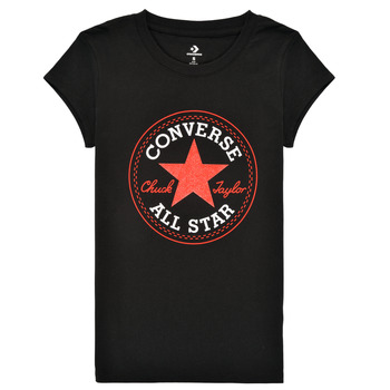 Kleidung Mädchen T-Shirts Converse TIMELESS CHUCK PATCH TEE    