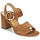 Chaussures Femme Sandales et Nu-pieds JB Martin 1NICKY MTO CAMEL DCN/ELASTO