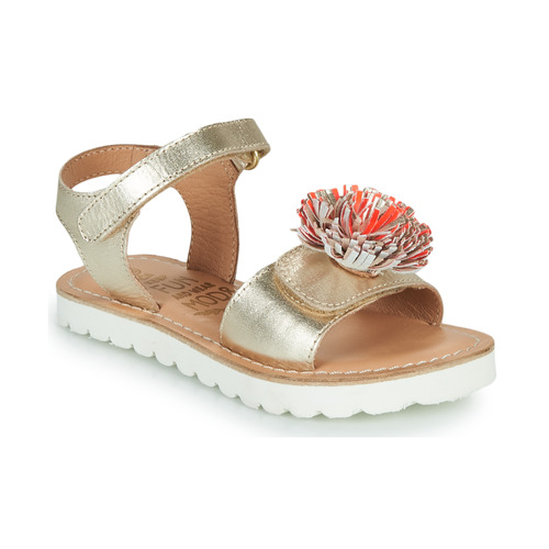 Schuhe Mädchen Sandalen / Sandaletten Mod'8 JELLINE Golden / Koralle