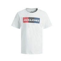 Kleidung Jungen T-Shirts Jack & Jones JJECORP LOGO PLAY TEE Weiß