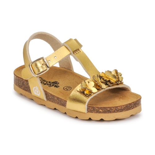 Schuhe Mädchen Sandalen / Sandaletten Citrouille et Compagnie KAPIBA Golden