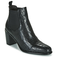 Schuhe Damen Low Boots Adige FANNY V5 CROCO NOIR    