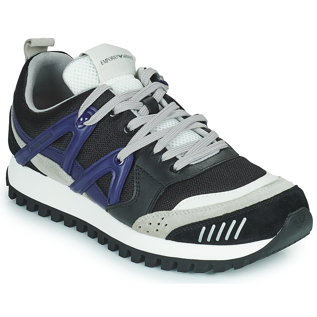 Schuhe Herren Sneaker Low Emporio Armani BOLINNA Weiß / Blau