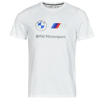 Kleidung Herren T-Shirts Puma BMW MMS ESS LOGO TEE Weiß