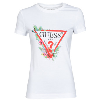 Vêtements Femme T-shirts manches courtes Guess SS CN NORA TEE 