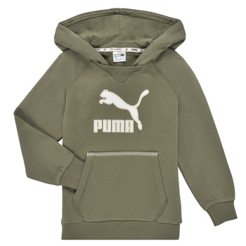 Kleidung Jungen Sweatshirts Puma T4C HOODIE Khaki