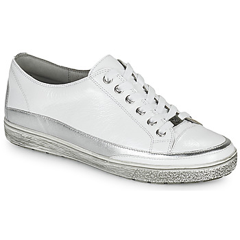 Schuhe Damen Sneaker Low Caprice 23654 Weiß / Silber