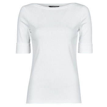 Vêtements Femme T-shirts manches longues Lauren Ralph Lauren JUDY-ELBOW SLEEVE-KNIT 