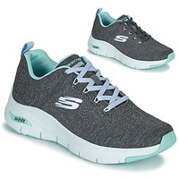 Schuhe Damen Sneaker Low Skechers ARCH FIT Grau / Blau