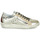 Schuhe Damen Sneaker Low Meline NK139 Golden