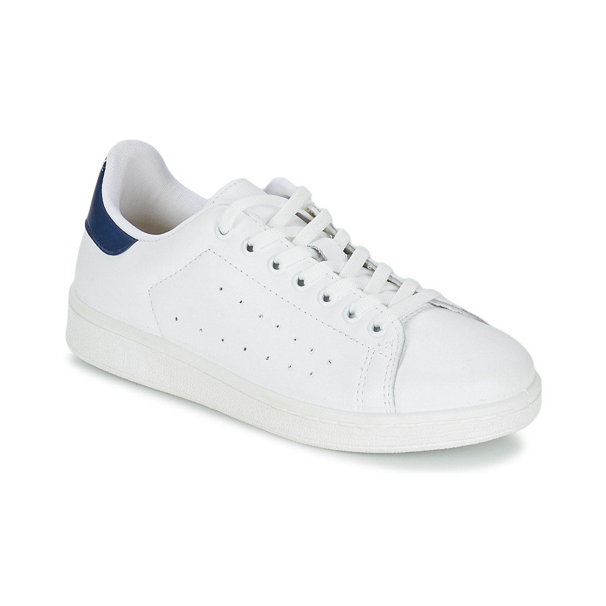 Schuhe Herren Sneaker Low Yurban SATURNA Weiß / Marineblau