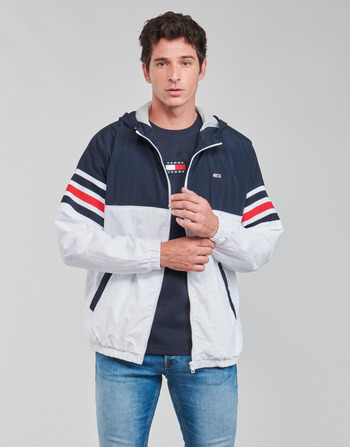 Kleidung Herren Jacken Tommy Jeans TJM COLORBLOCK ZIPTHRU Blau / Weiß / Rot