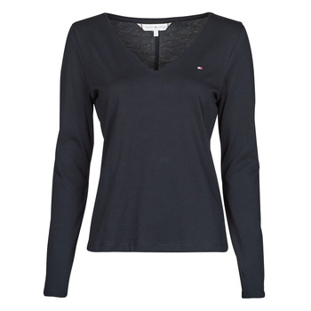 Abbigliamento Donna T-shirts a maniche lunghe Tommy Hilfiger REGULAR CLASSIC V-NK TOP LS 