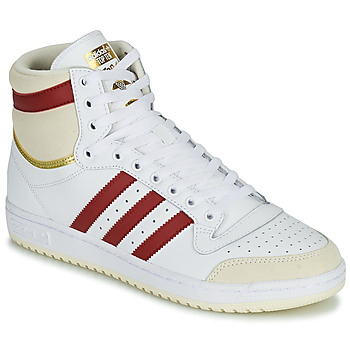 Schuhe Herren Sneaker High adidas Originals TOP TEN Weiß / Rot