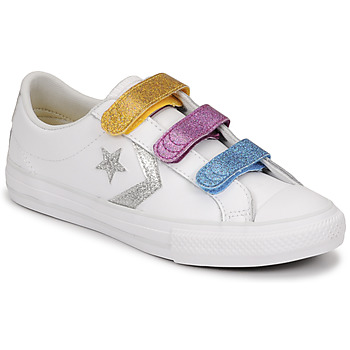 Chaussures Fille Baskets basses Converse STAR PLAYER 3V GLITTER TEXTILE OX 