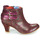Schuhe Damen Low Boots Irregular Choice THINK ABOUT IT Bordeaux