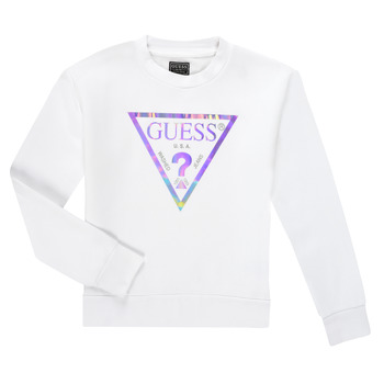 Kleidung Mädchen Sweatshirts Guess LOUISON Weiß