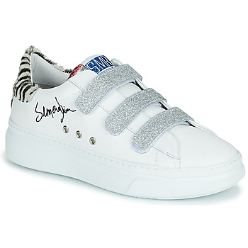 Schuhe Damen Sneaker Low Semerdjian BARRY Weiß / Silbrig