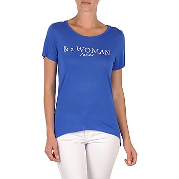 Abbigliamento Donna T-shirt maniche corte School Rag TEMMY WOMAN Blu