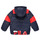 Kleidung Kinder Daunenjacken Fila DERIENA Rot / Marineblau