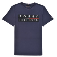 Kleidung Jungen T-Shirts Tommy Hilfiger TERRAD Marineblau