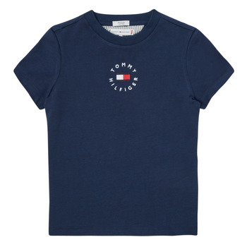 Kleidung Jungen T-Shirts Tommy Hilfiger CAMISA Marineblau