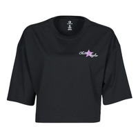 Kleidung Damen T-Shirts Converse CHUCK INSPIRED HYBRID FLOWER OVERSIZED CROPPED TEE    