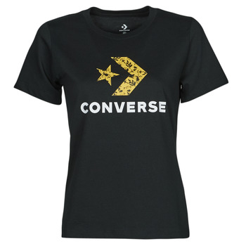 Kleidung Damen T-Shirts Converse STAR CHEVRON HYBRID FLOWER INFILL CLASSIC TEE    