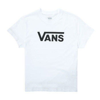 Kleidung Mädchen T-Shirts Vans FLYING V SS Weiß