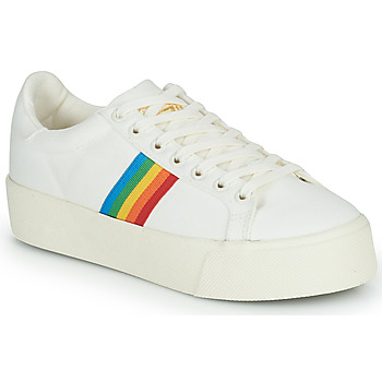 Schuhe Damen Sneaker Low Gola ORCHID PLATFORM RAINBOW Weiß / Bunt