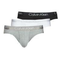 Unterwäsche Herren Frauen-Slips Calvin Klein Jeans HIP BRIEF Grau / Weiß