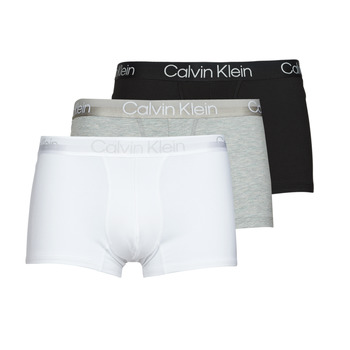 Unterwäsche Herren Boxer Calvin Klein Jeans TRUNK X3 Grau / Weiß
