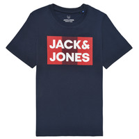 Kleidung Jungen T-Shirts Jack & Jones JJECORP LOGO TEE SS Marineblau