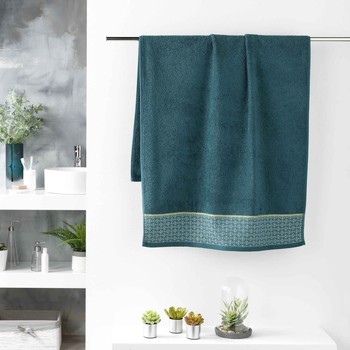 Home Handtuch und Waschlappen Douceur d intérieur BELINA Blau