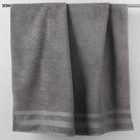 Home Handtuch und Waschlappen Douceur d intérieur EXCELLENCE Grau