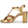 Schuhe Damen Sandalen / Sandaletten Cosmo Paris ZOUM Golden