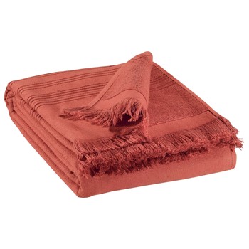 Home Handtuch und Waschlappen Vivaraise CANCUN Rot