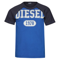 Kleidung Herren T-Shirts Diesel T-RAGLEN Blau