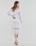Kleidung Damen Maxikleider Guess 3 QTR SLV AMBERLEE DRESS Weiß