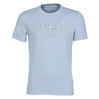 Vêtements Homme T-shirts manches courtes Guess POINT CN SS TEE 