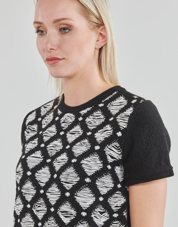 Karl Lagerfeld S/SLV BOUCLE KNIT TOP 